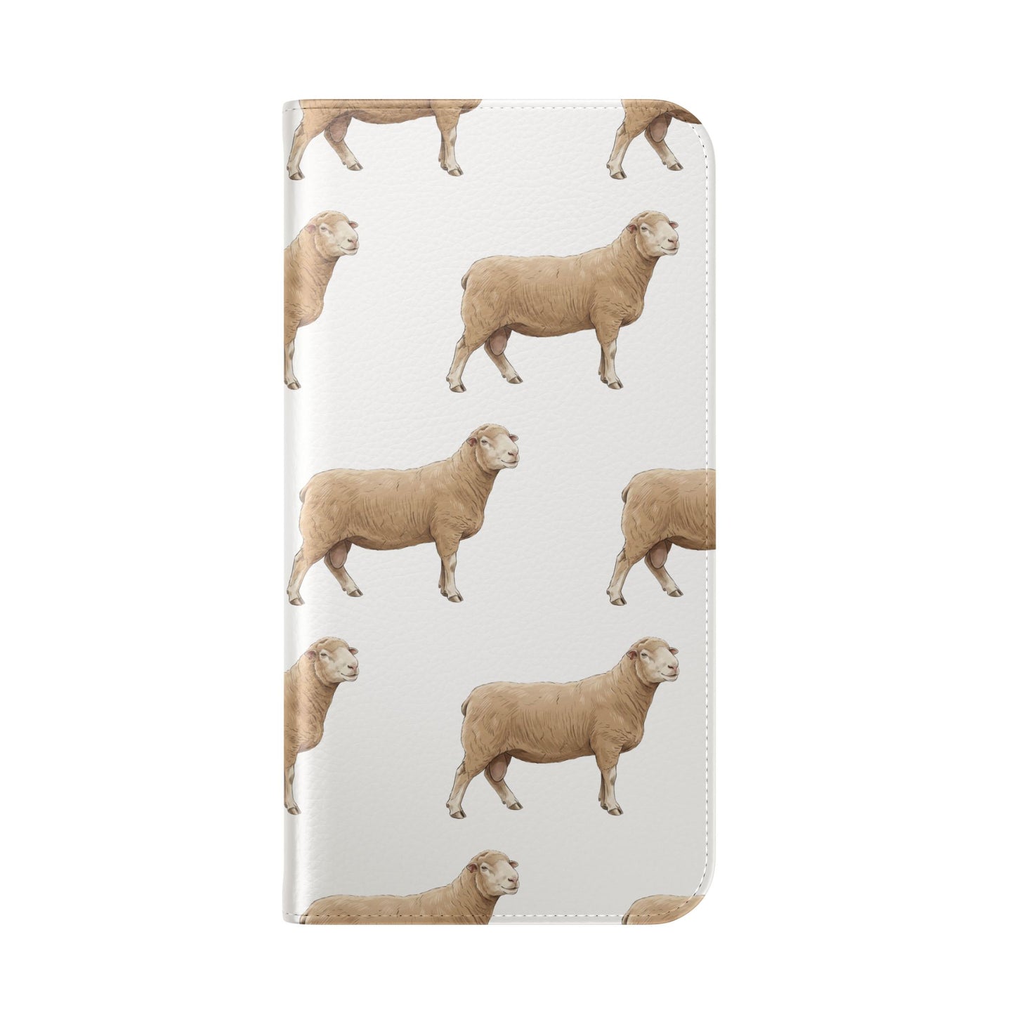 Sheep Pattern iPhone Flip Case