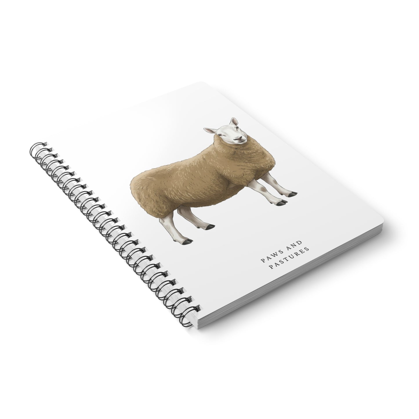 Cheviot Sheep Wirobound Softcover Notebook, A5