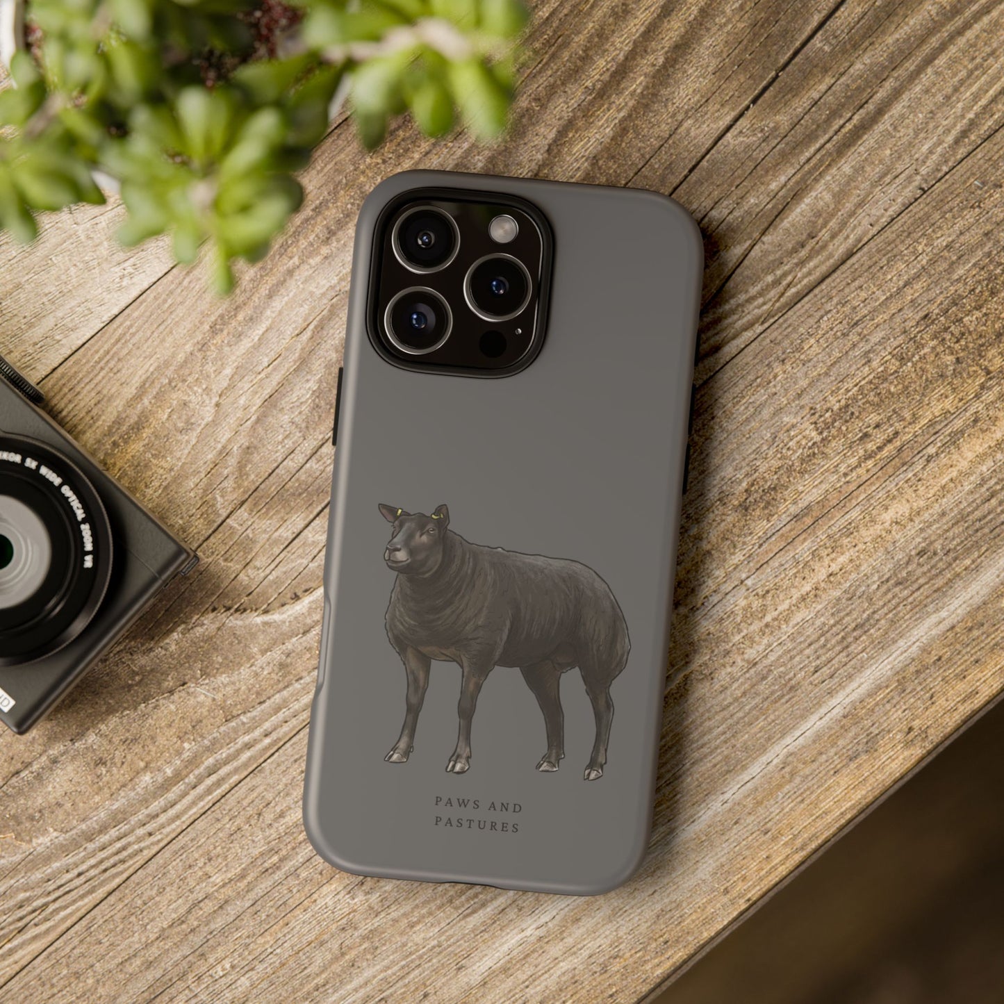 Blue Texel Sheep Phone Case – Paws and Pastures Protective Phone Cover