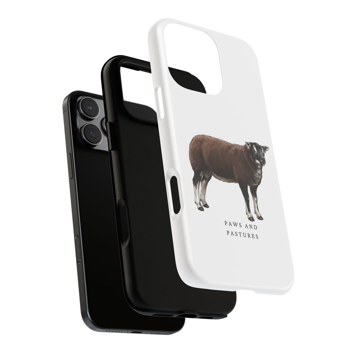 Badger Face Texel Sheep iPhone Case