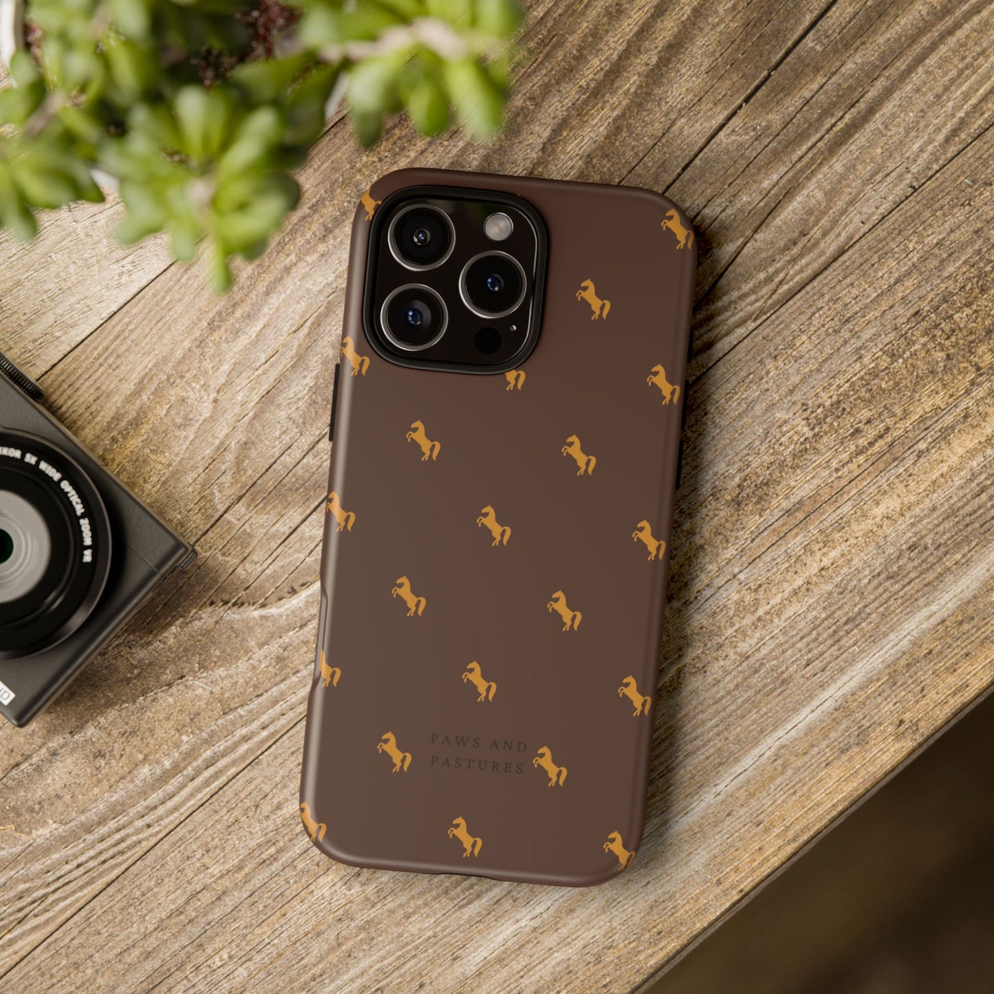 Horse Pattern Phone Case — Paws and Pastures Protective Phone Cover