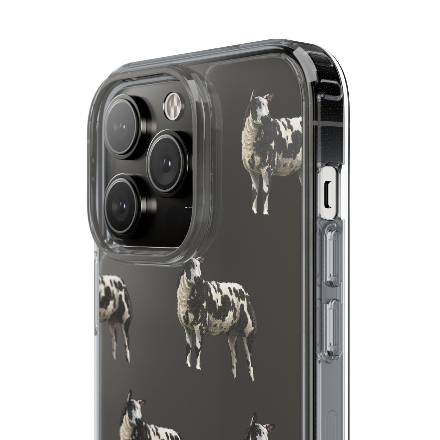 Dutch Spotted Sheep Pattern iPhone Clear Case