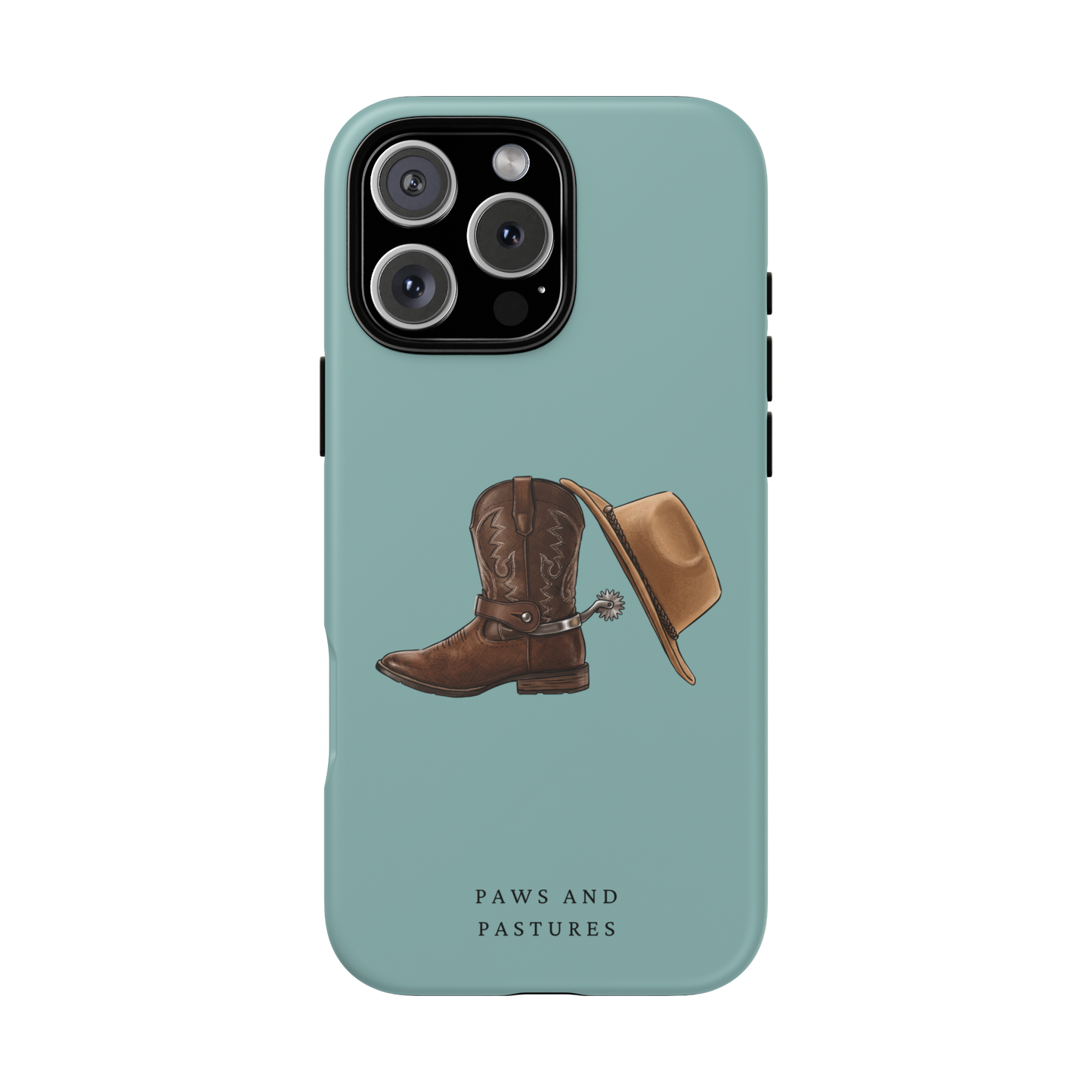 Spurs and Hat iPhone Case