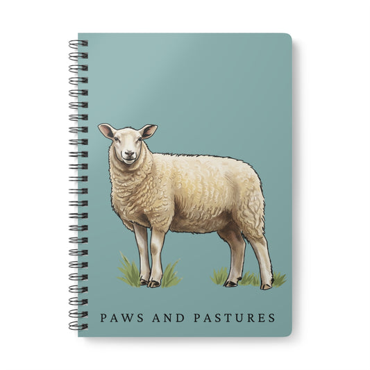 Grey Sheep Illustration Notebook — A5