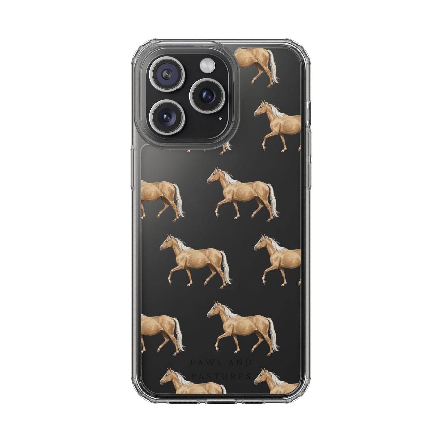 Horse Pattern iPhone Clear Case