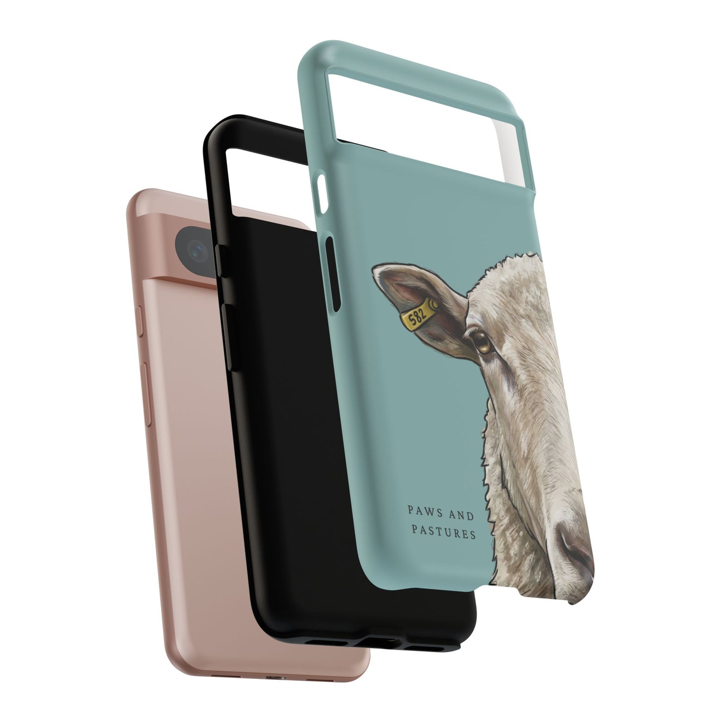 Teal Sheep Phone Case