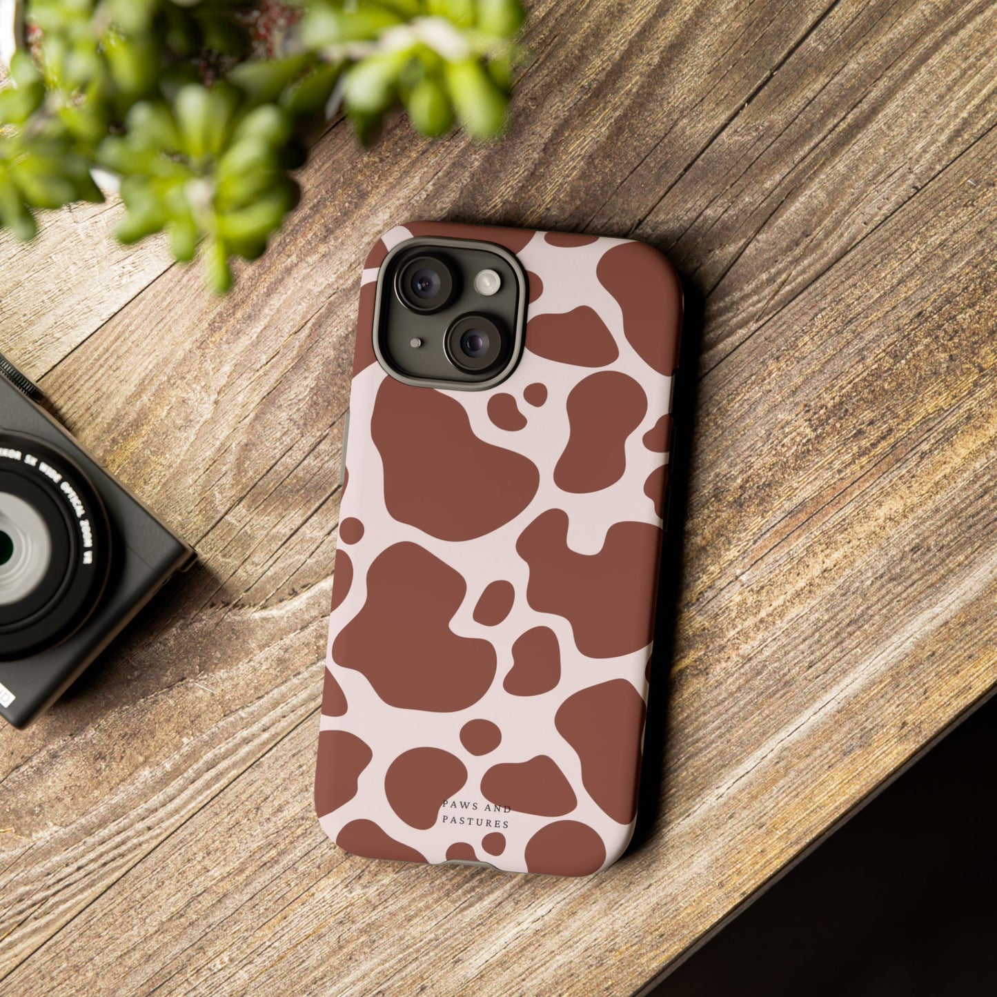 Cow Print Phone Case - Paws and Pastures