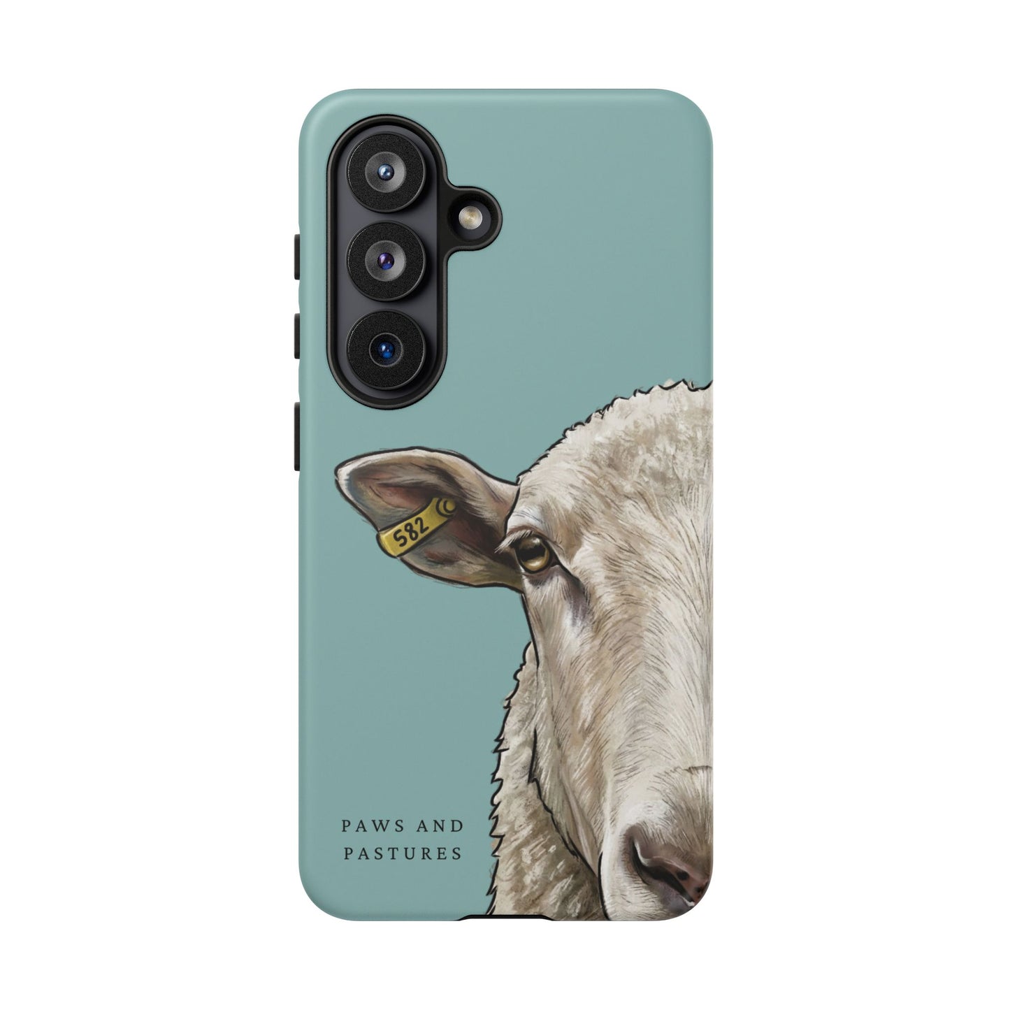 Teal Sheep Phone Case
