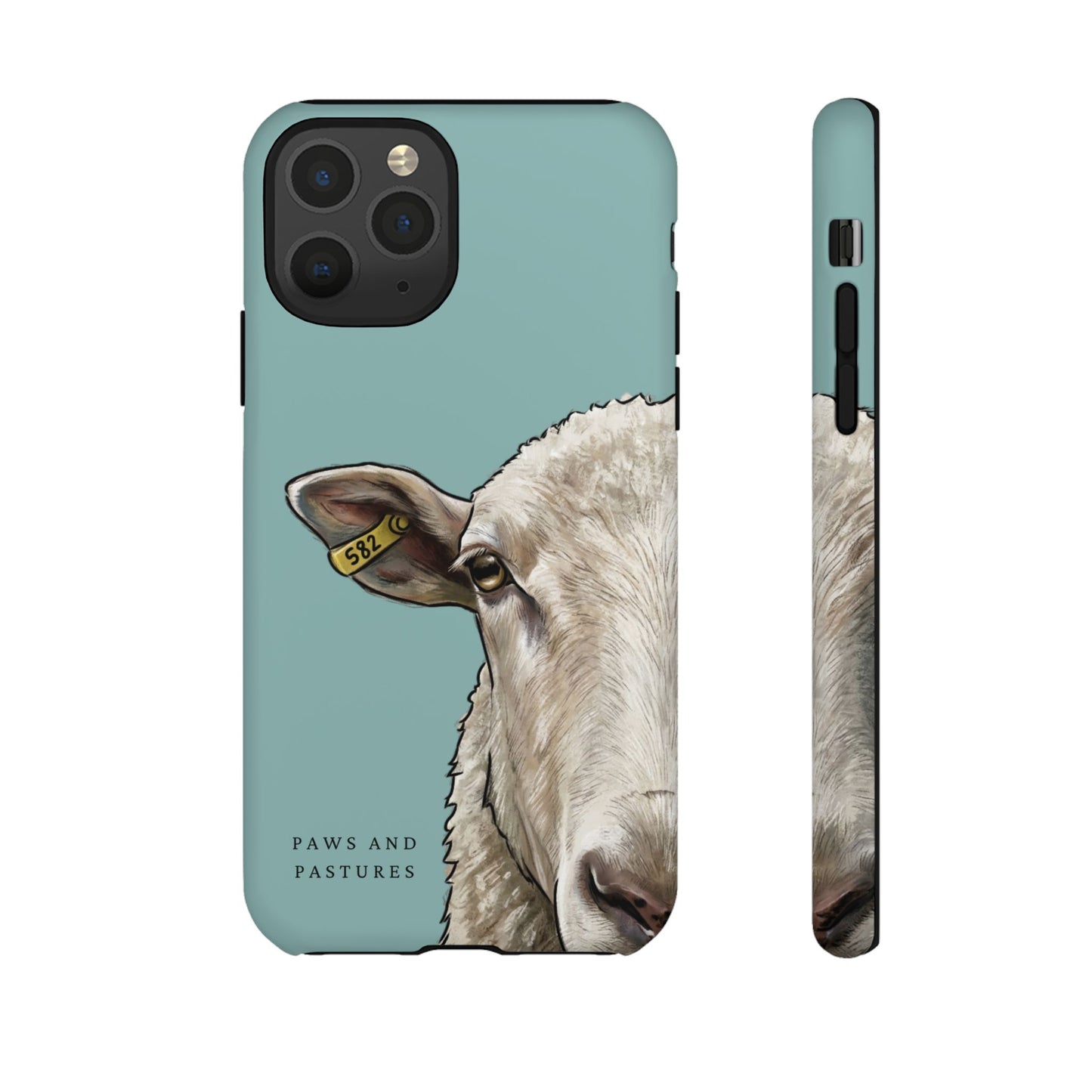 Teal Sheep Phone Case