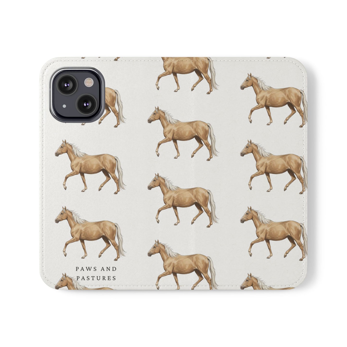 Horse Pattern iPhone Flip Case