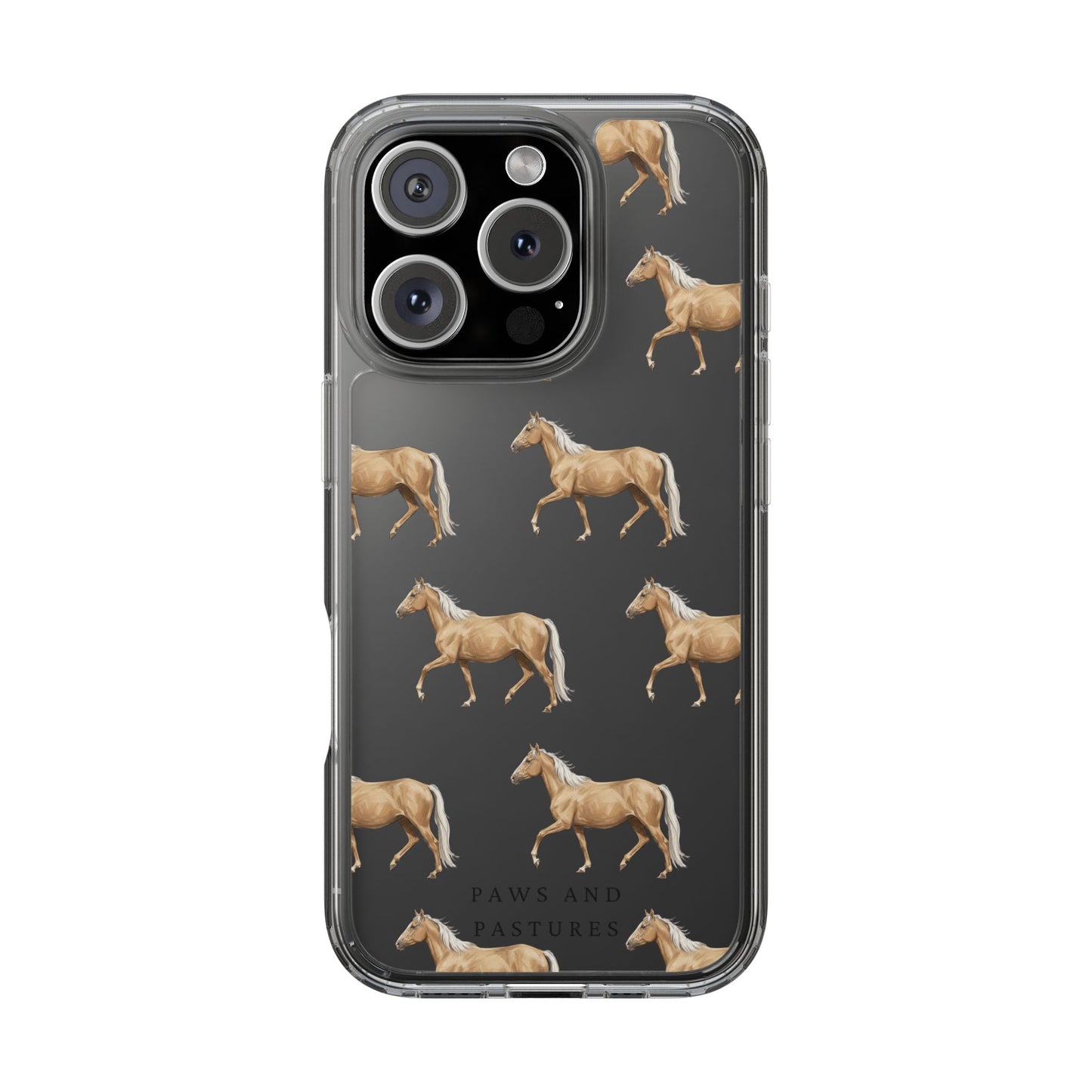 Horse Pattern iPhone Clear Case