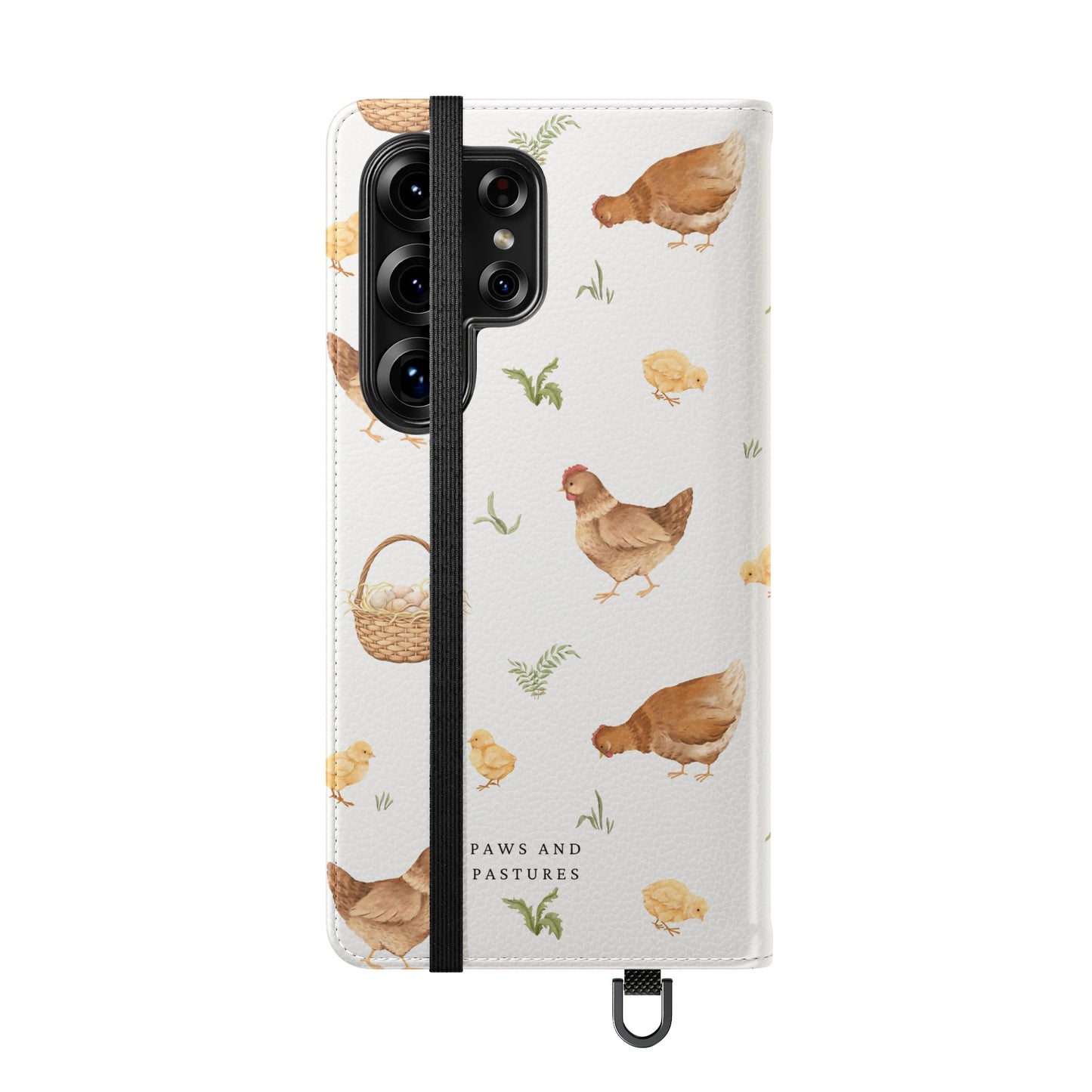 Flip Case – Watercolor Chickens & Baskets Phone Wallet Case
