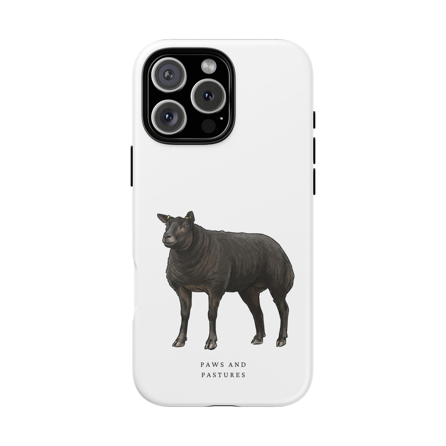 Blue Texel Sheep Phone Case – Paws and Pastures Protective Phone Cover