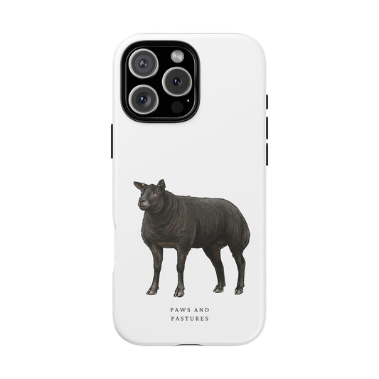 Blue Texel Sheep Phone Case – Paws and Pastures Protective Phone Cover