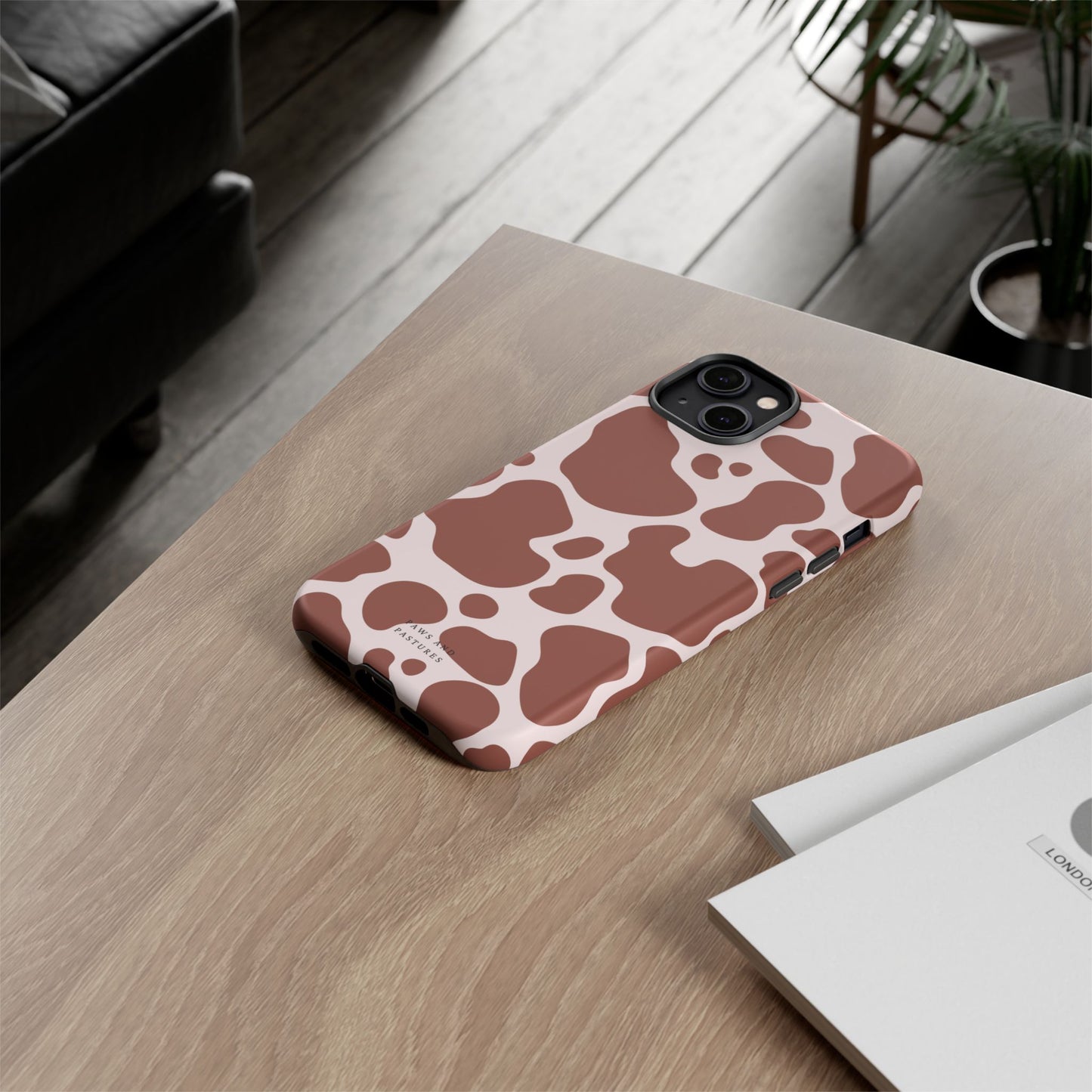 Cow Print Phone Case - Paws and Pastures