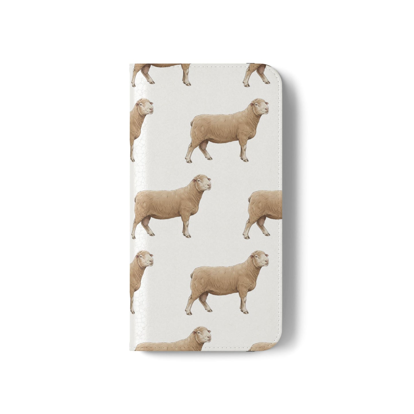 Sheep Pattern iPhone Flip Case