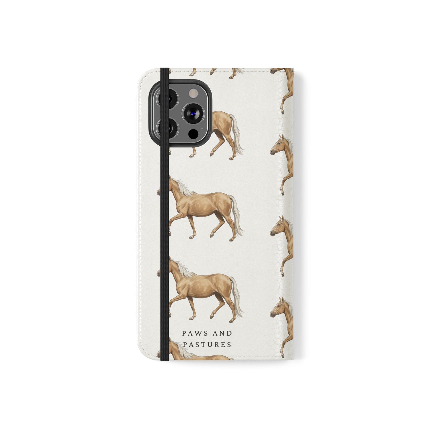 Horse Pattern iPhone Flip Case