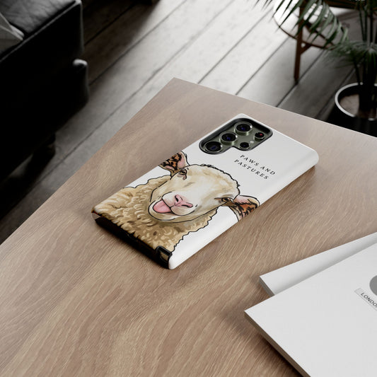 Silly Sheep Phone Case – "Paws and Pastures" Cute Farm Animal iPhone Case