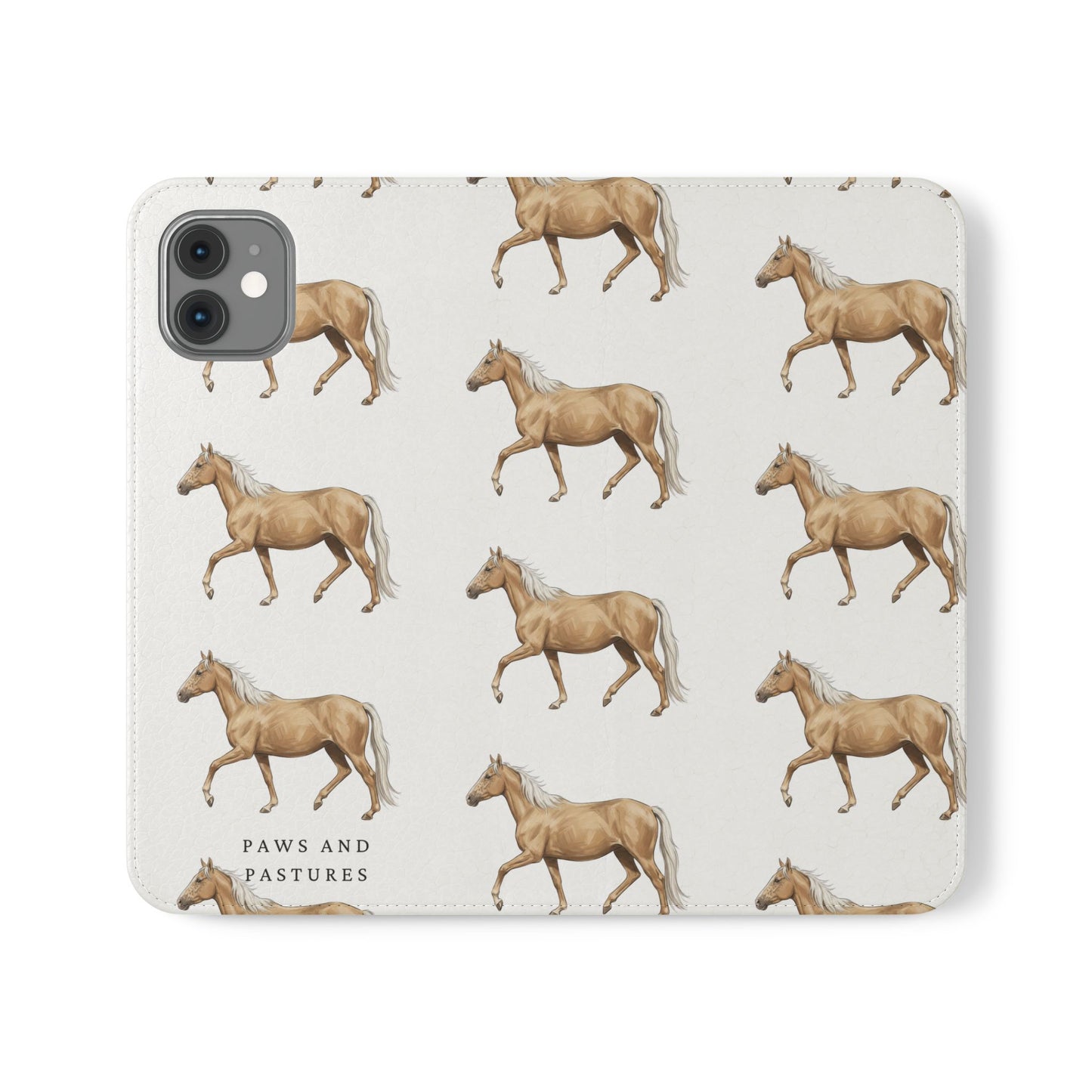 Horse Pattern iPhone Flip Case