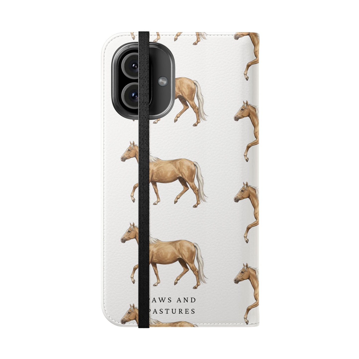 Horse Pattern iPhone Flip Case