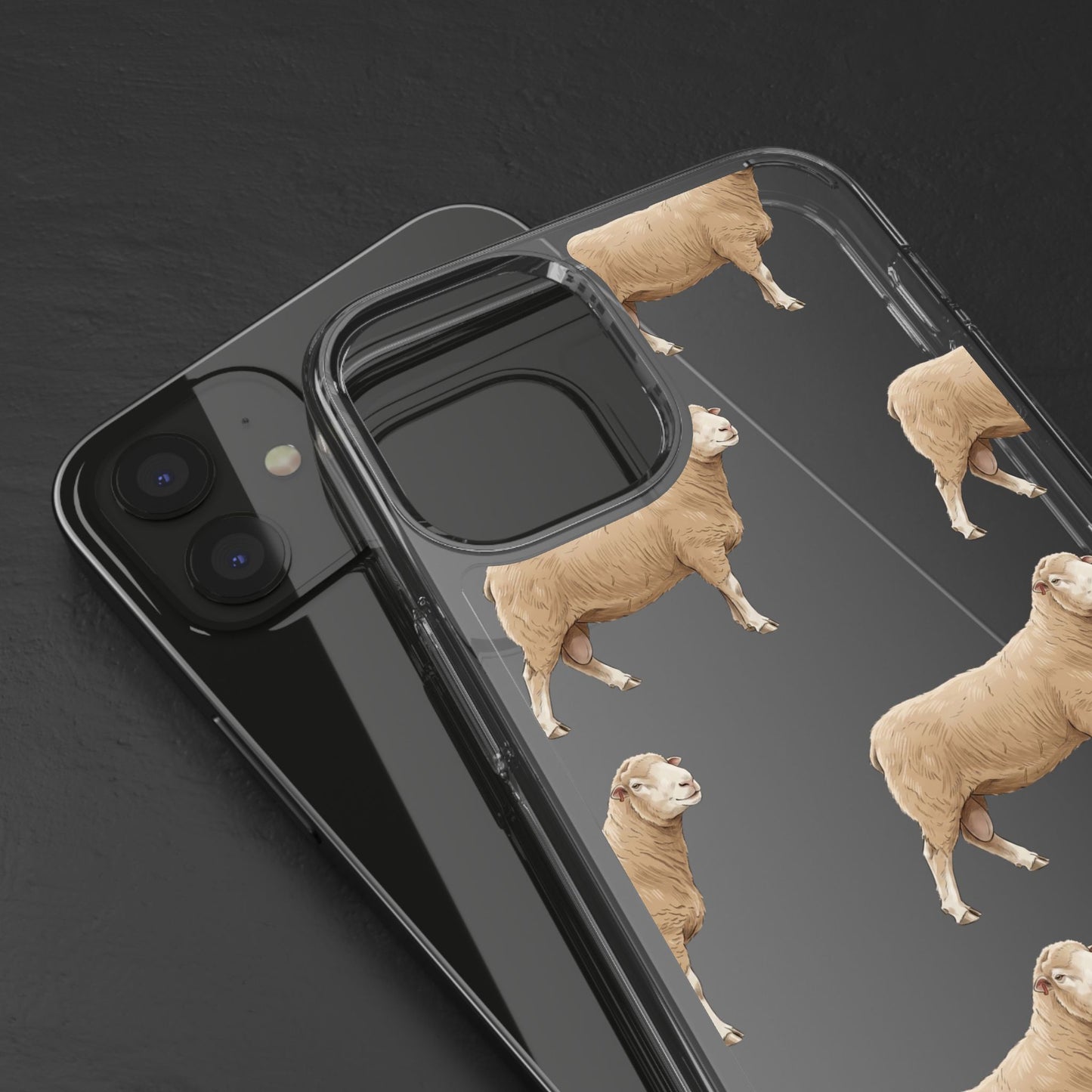 Dorset Sheep Pattern iPhone Clear Case