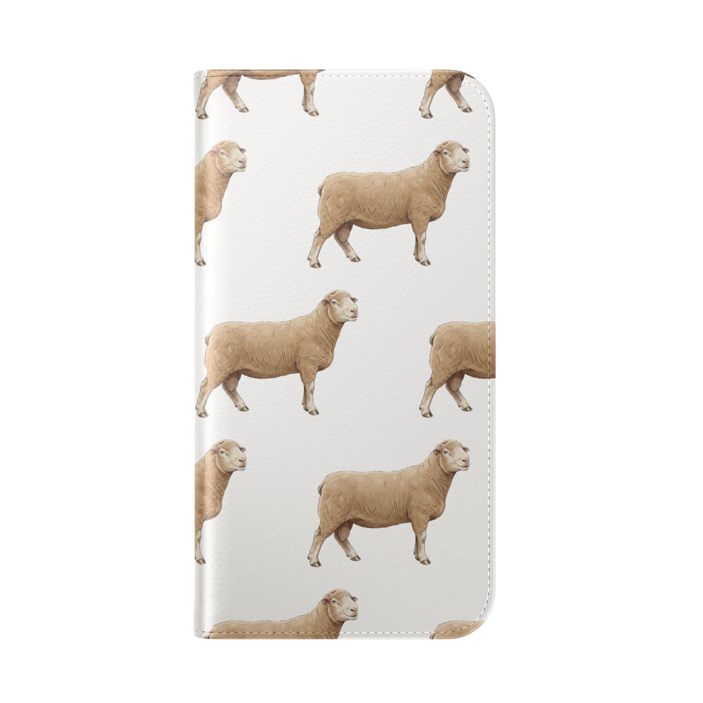 Sheep Pattern iPhone Flip Case