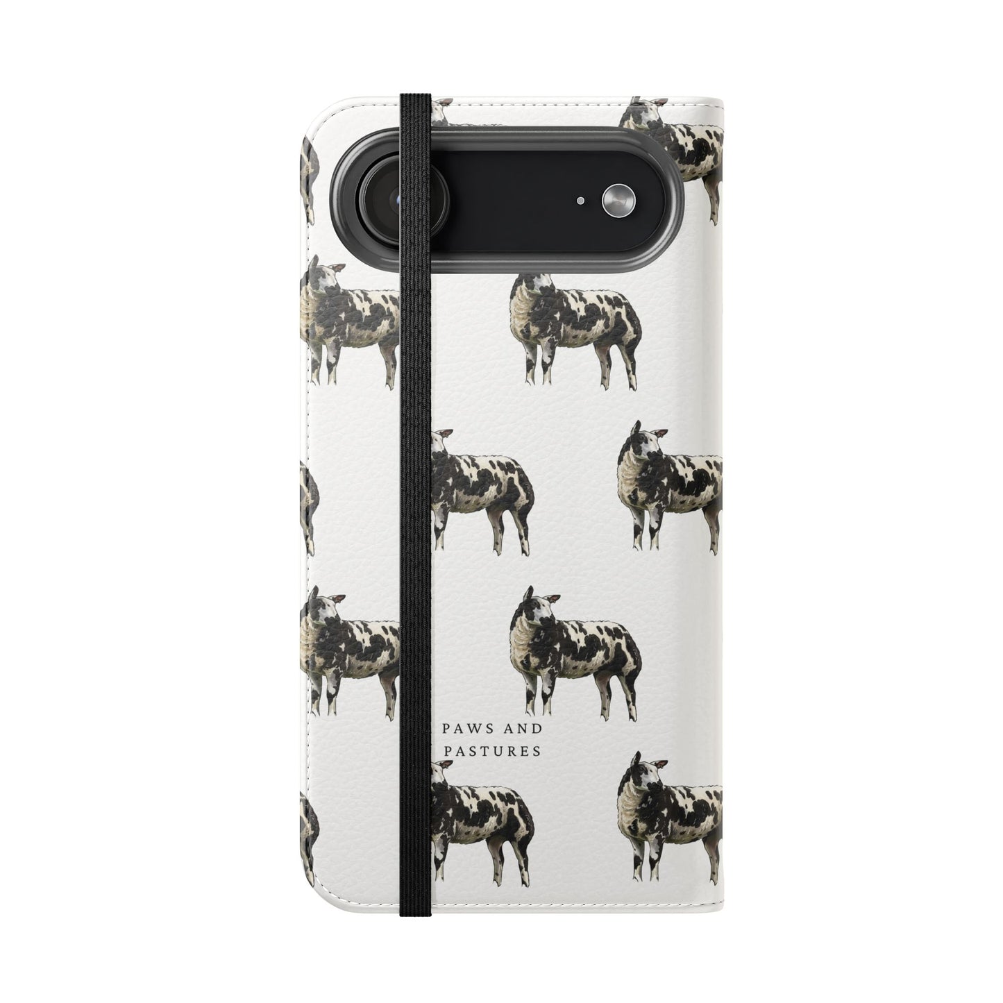Ditch Spotted Sheep iPhone Flip Case