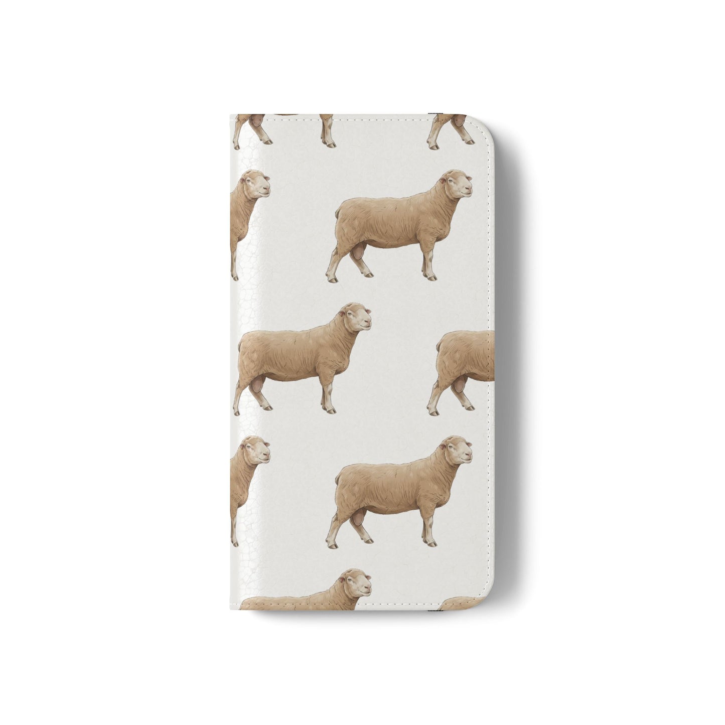 Sheep Pattern iPhone Flip Case