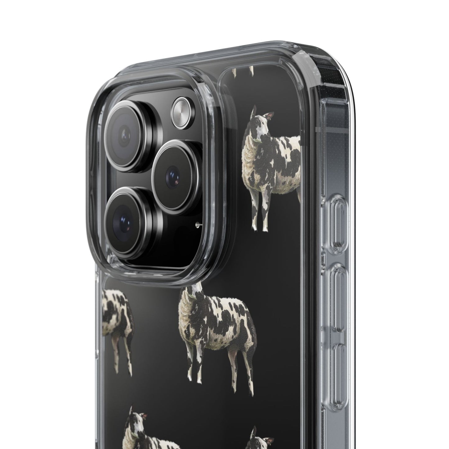 Dutch Spotted Sheep Pattern iPhone Clear Case