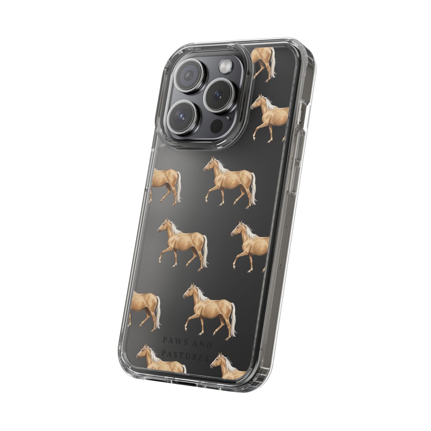 Horse Pattern iPhone Clear Case