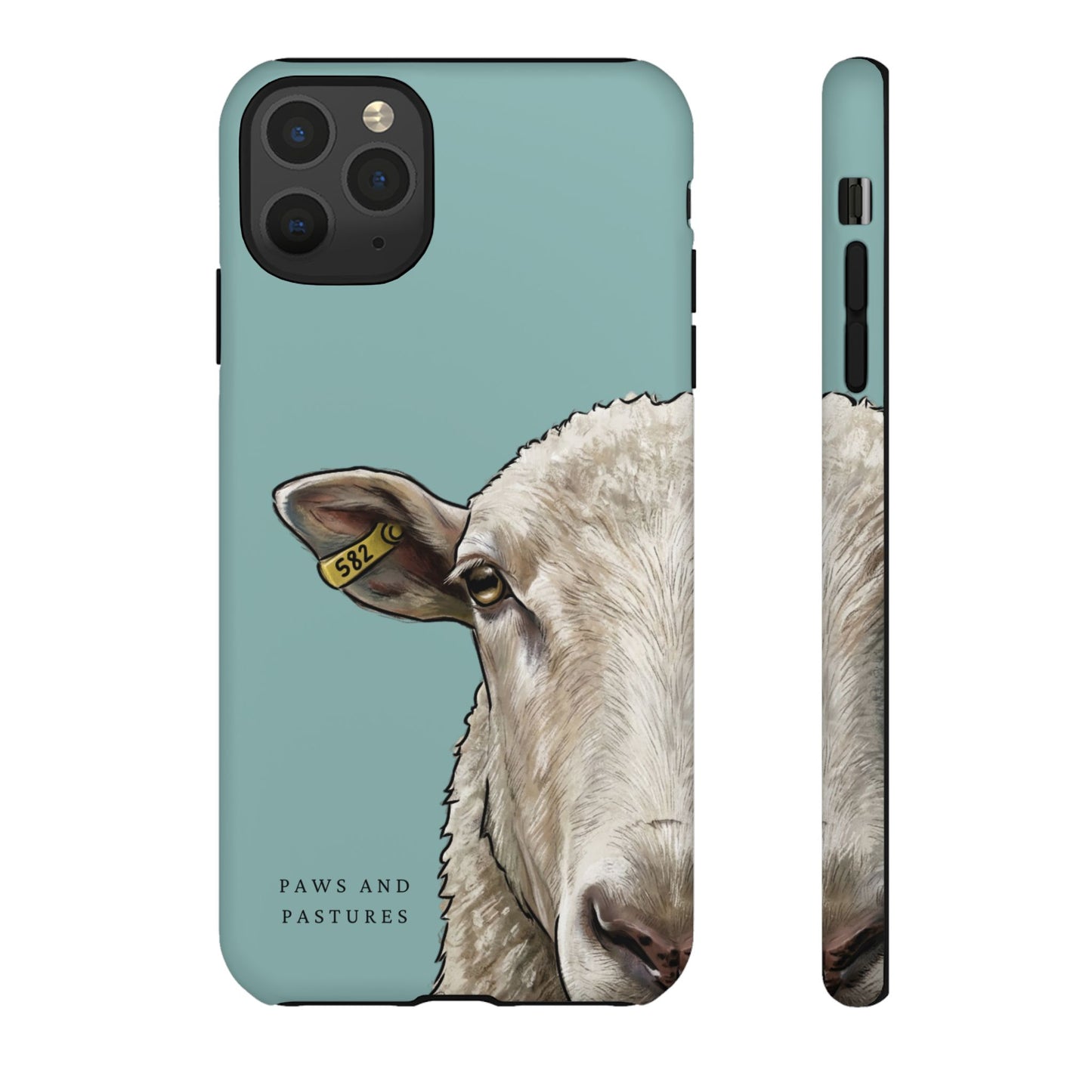 Teal Sheep Phone Case