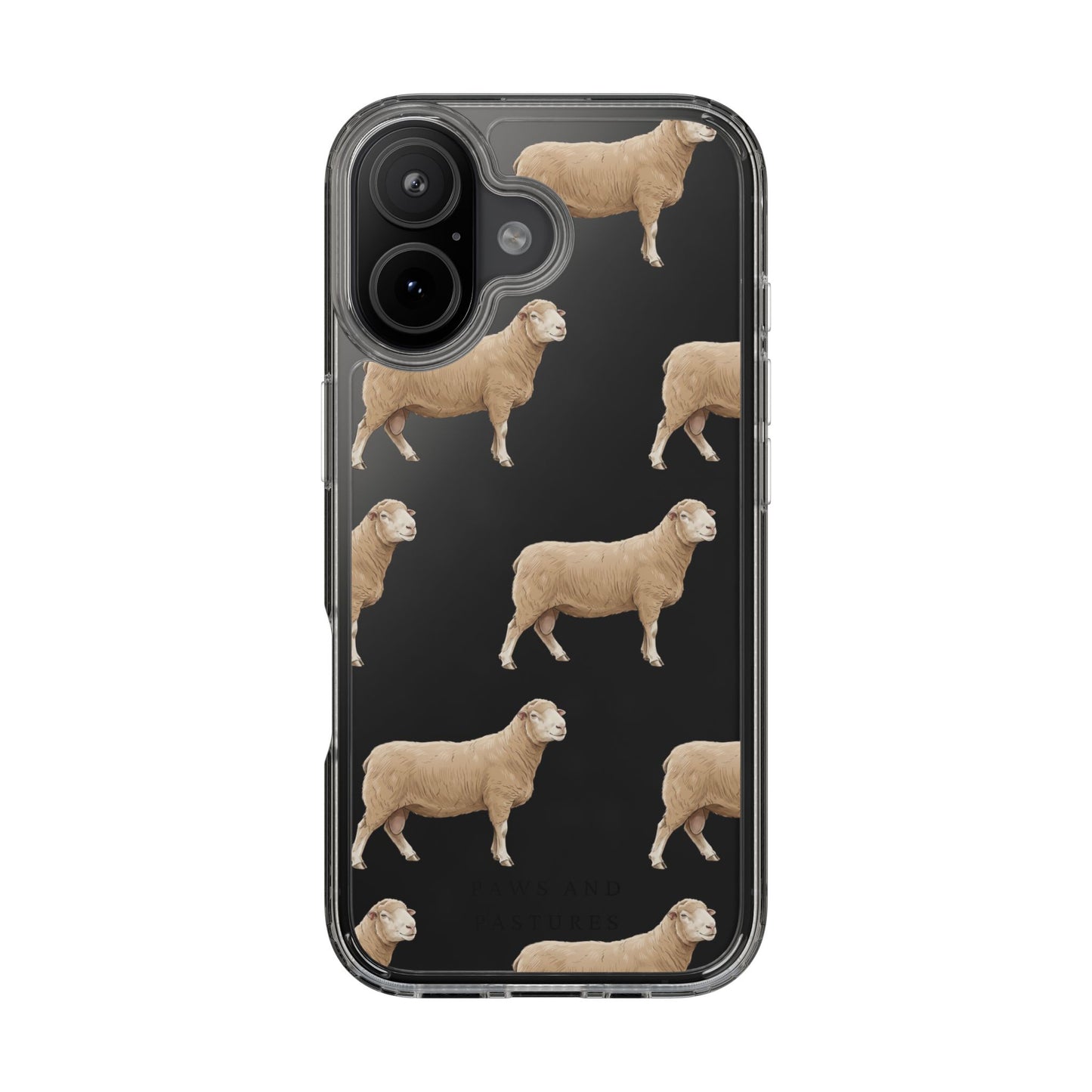 Dorset Sheep Pattern iPhone Clear Case