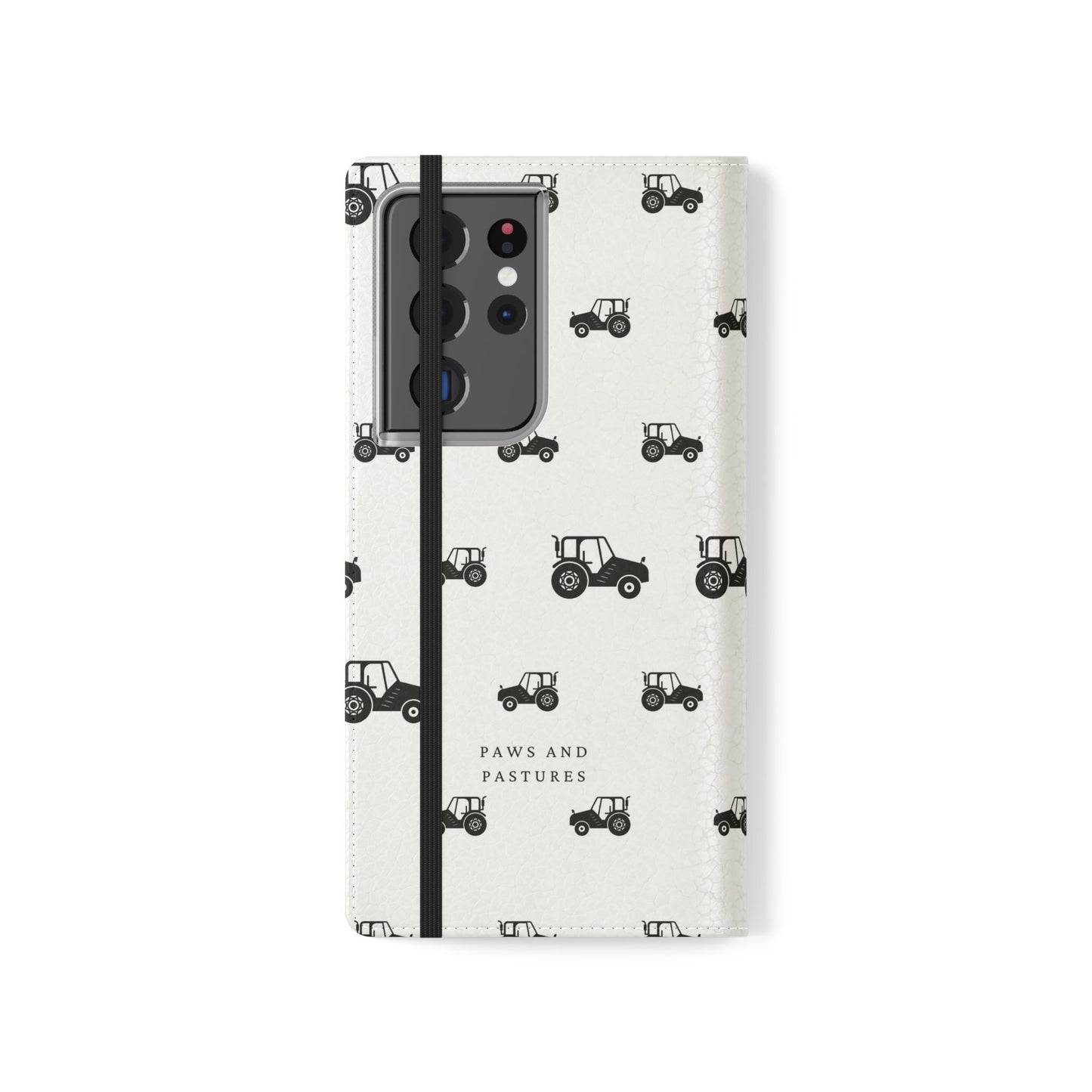 Tractor Pattern Flip Phone Case — Paws & Pastures Wallet Cover