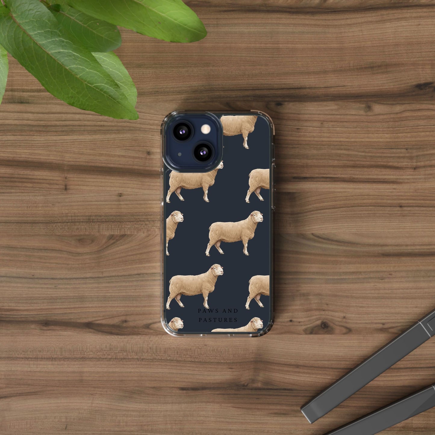 Dorset Sheep Pattern iPhone Clear Case