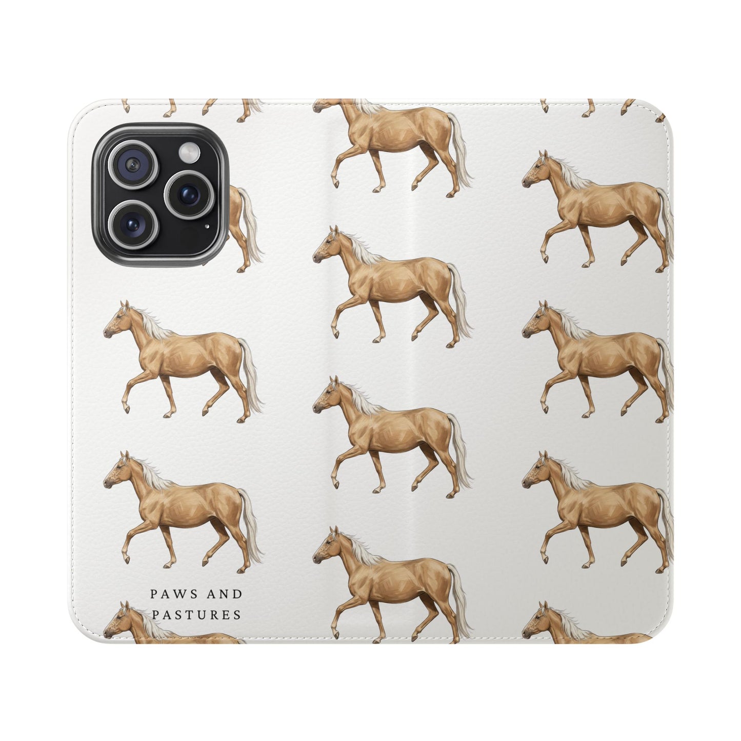 Horse Pattern iPhone Flip Case