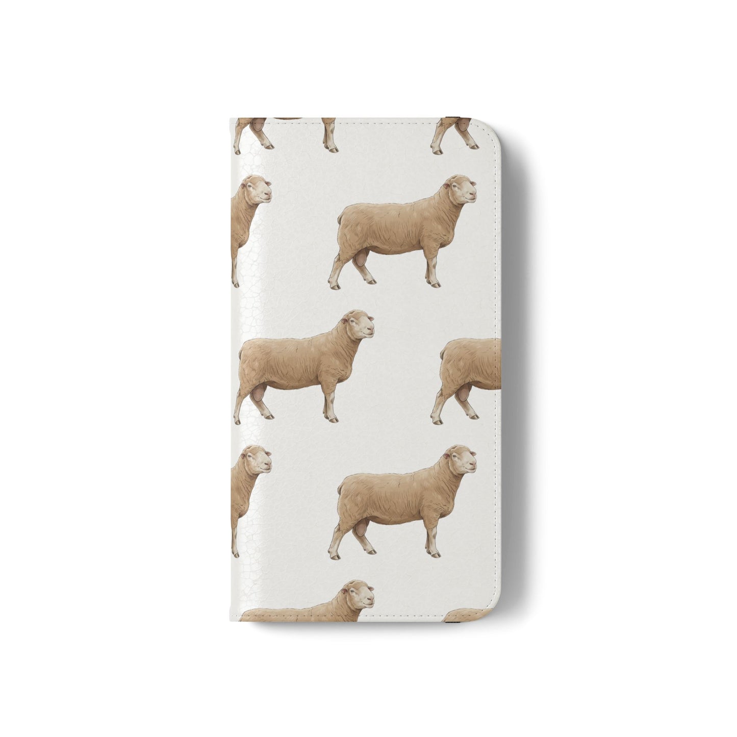 Sheep Pattern iPhone Flip Case