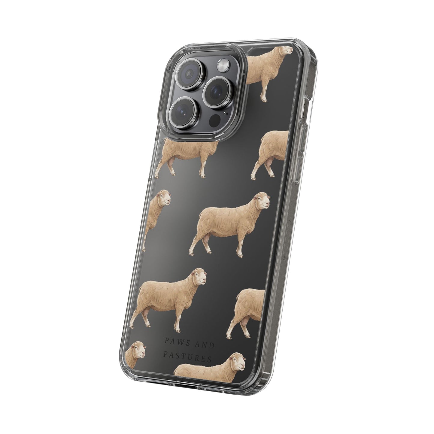 Dorset Sheep Pattern iPhone Clear Case
