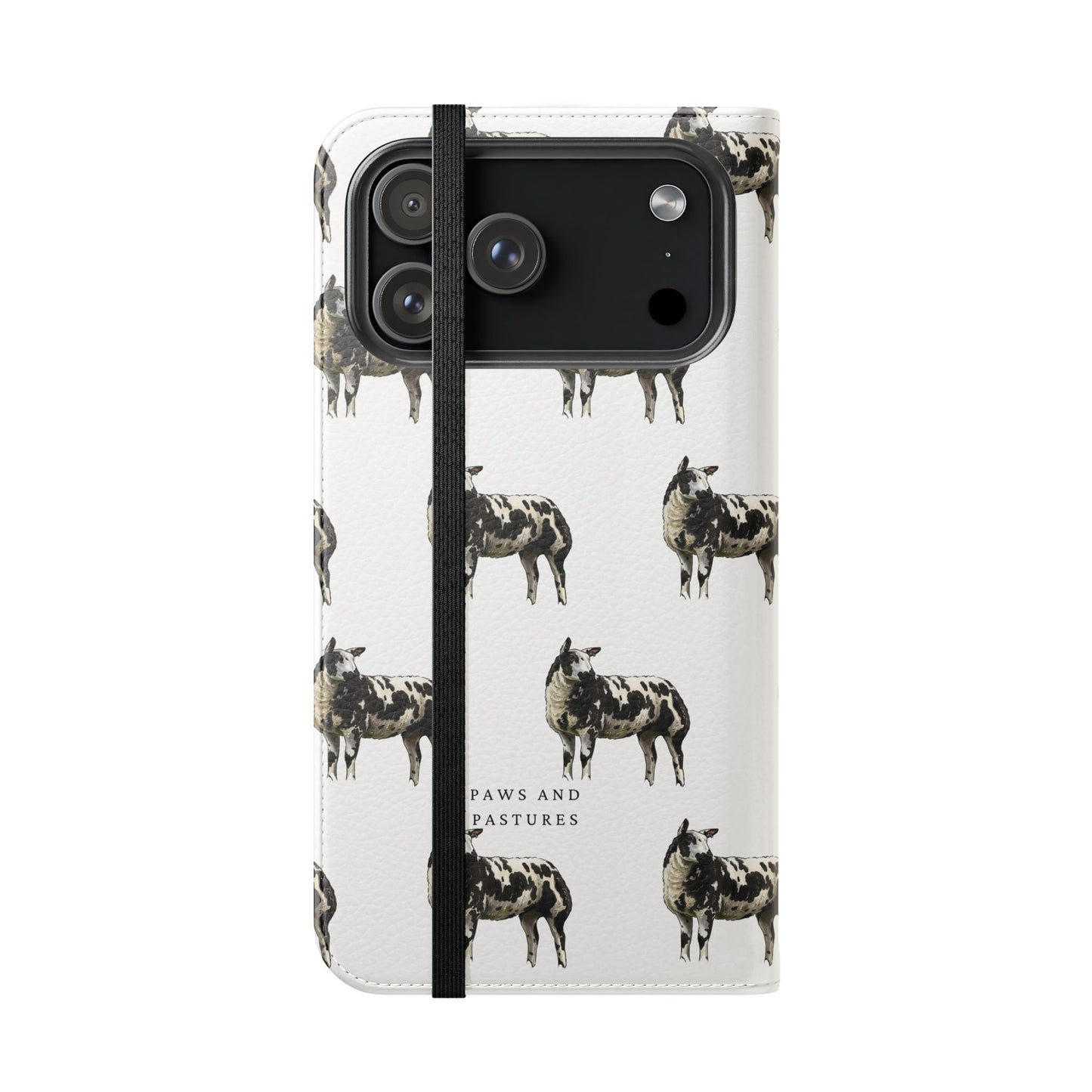 Ditch Spotted Sheep iPhone Flip Case