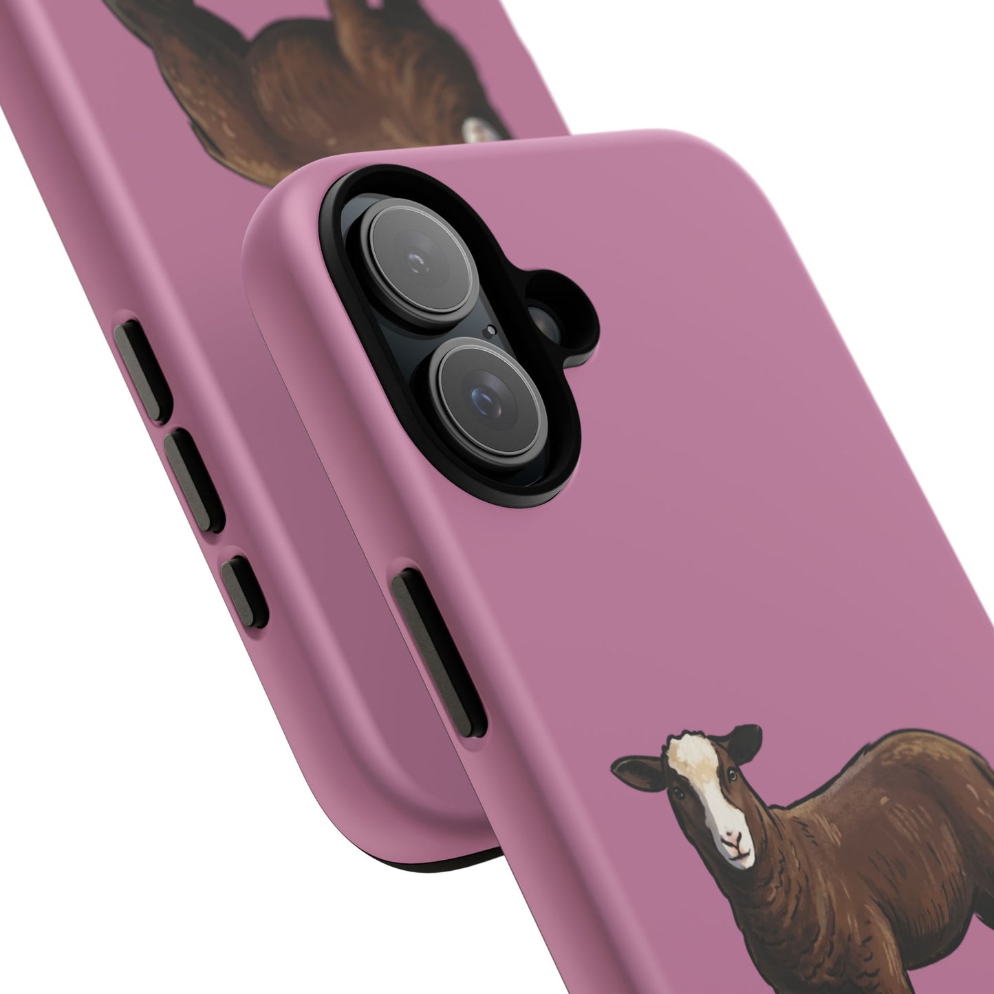 Zwartble Phone Case — Brown Sheep Illustration "Paws and Pastures"