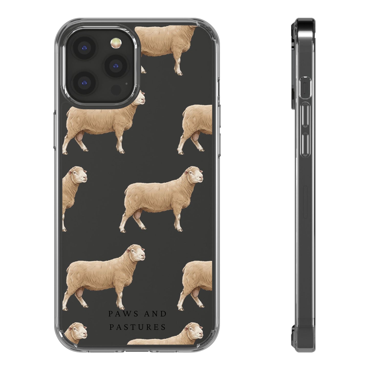 Dorset Sheep Pattern iPhone Clear Case