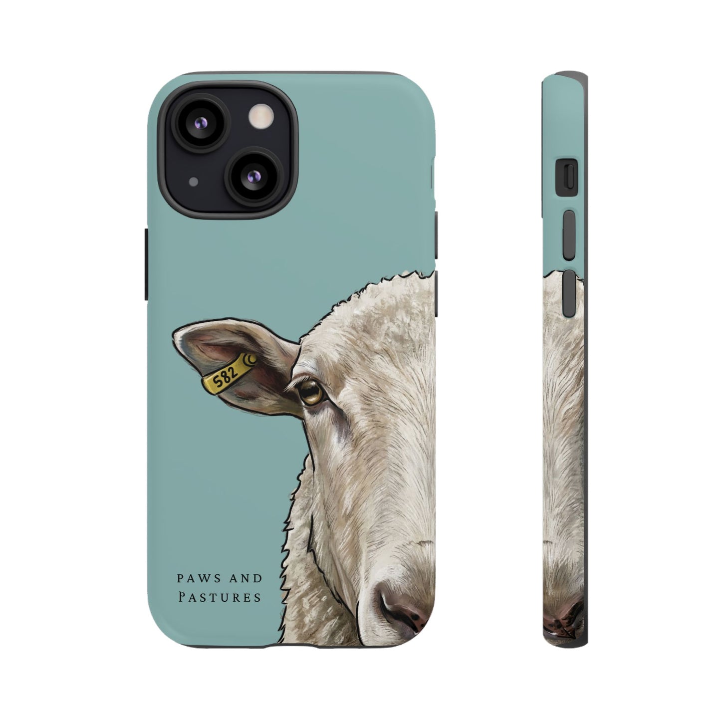 Teal Sheep Phone Case