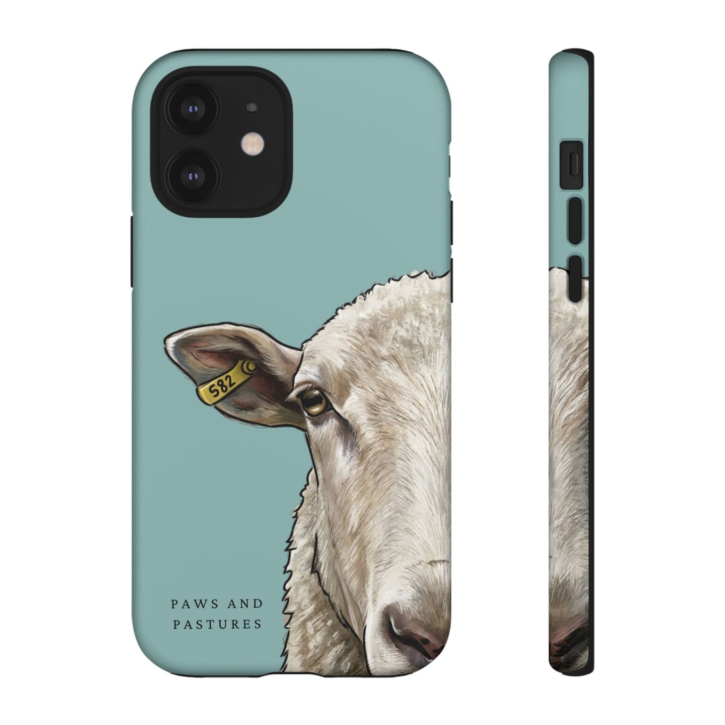 Teal Sheep Phone Case