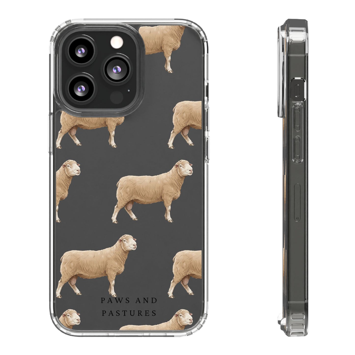 Dorset Sheep Pattern iPhone Clear Case