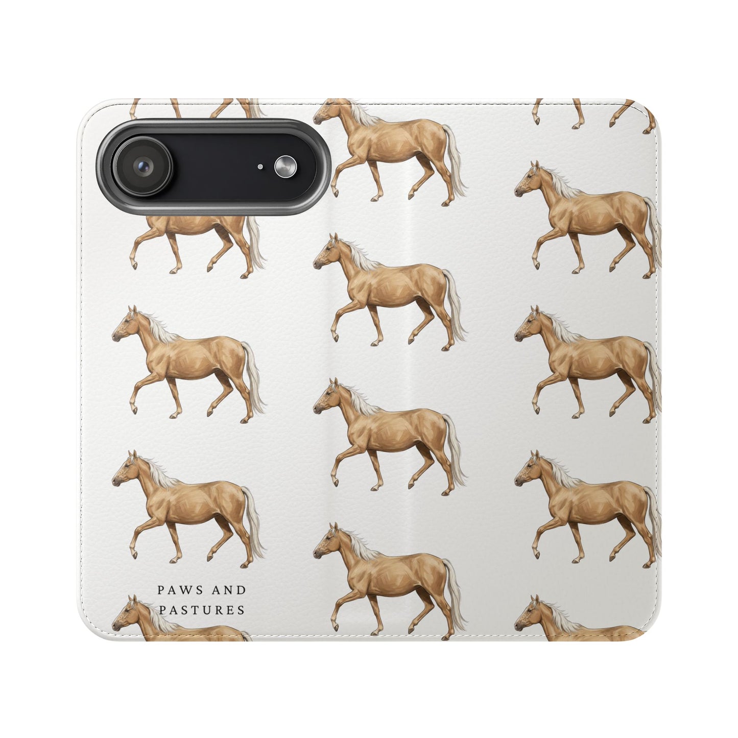 Horse Pattern iPhone Flip Case