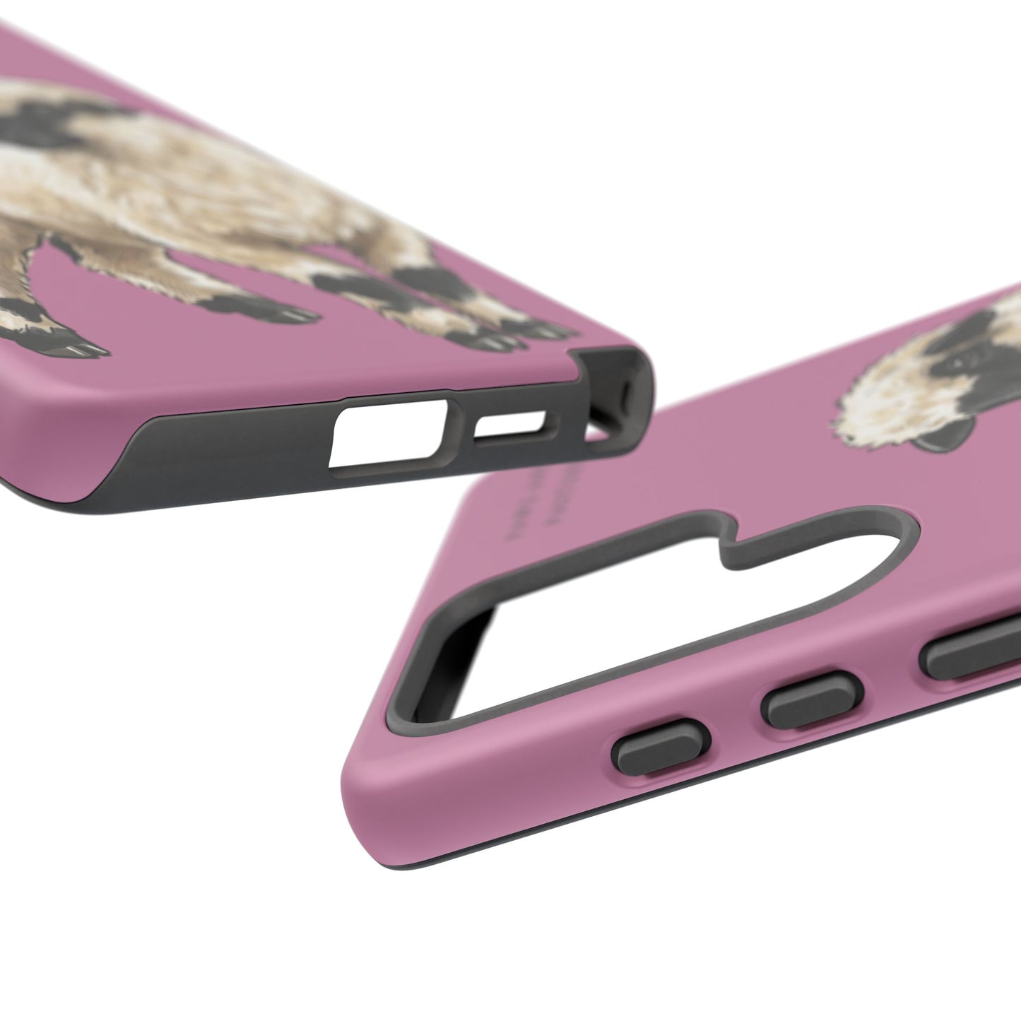 Pink Valais Blacknose Sheep Phone Case – 'Paws and Pastures' Cute Lamb Protective iPhone Cover