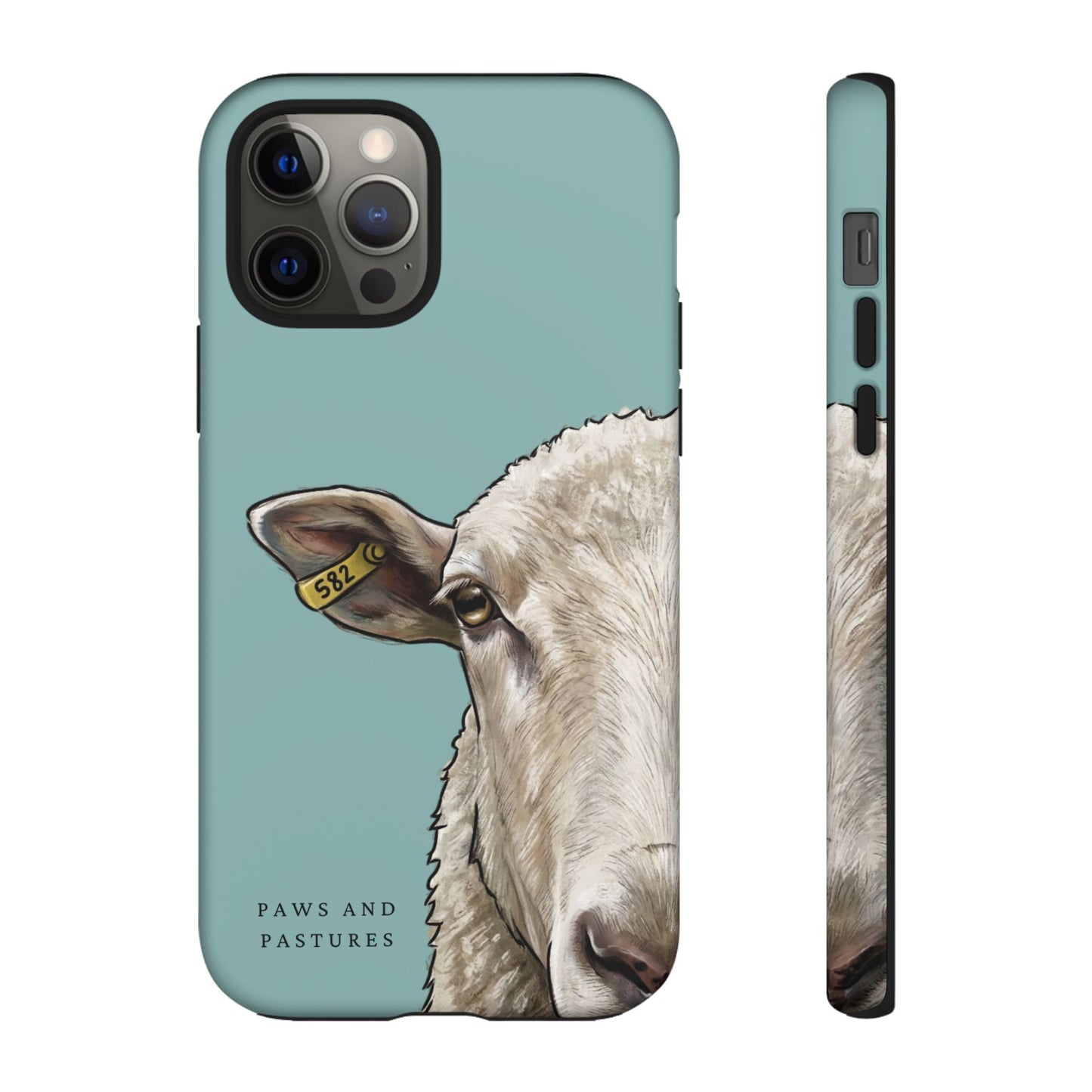 Teal Sheep Phone Case