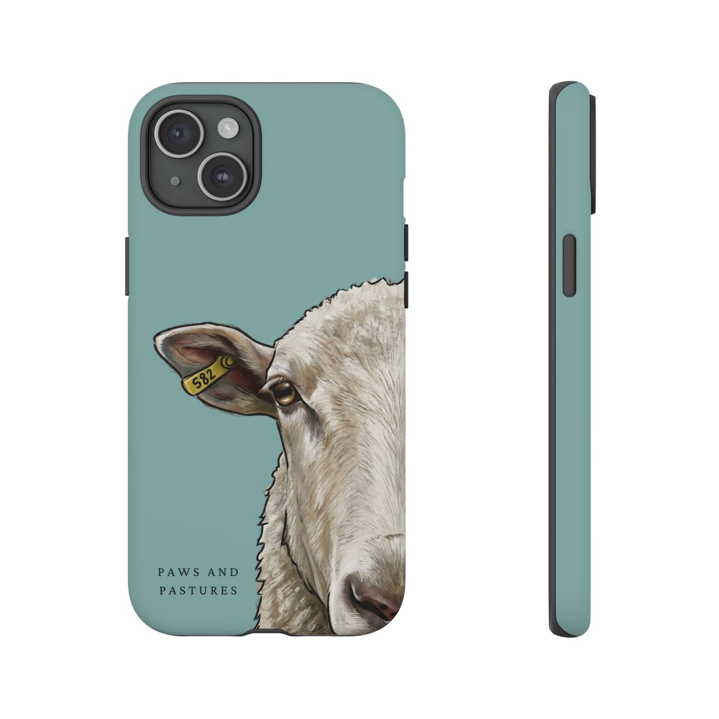 Teal Sheep Phone Case