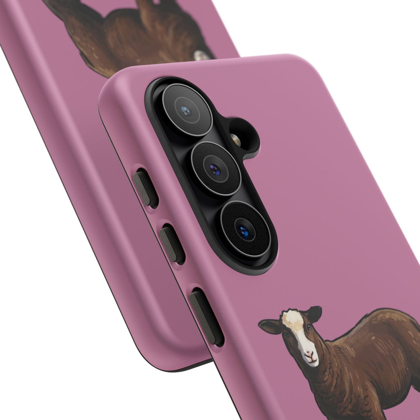 Zwartble Phone Case — Brown Sheep Illustration "Paws and Pastures"