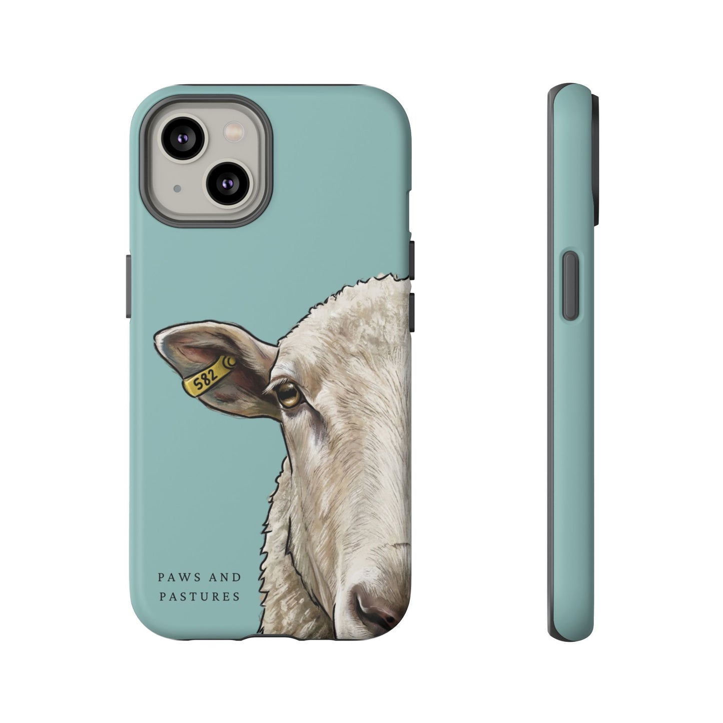 Teal Sheep Phone Case