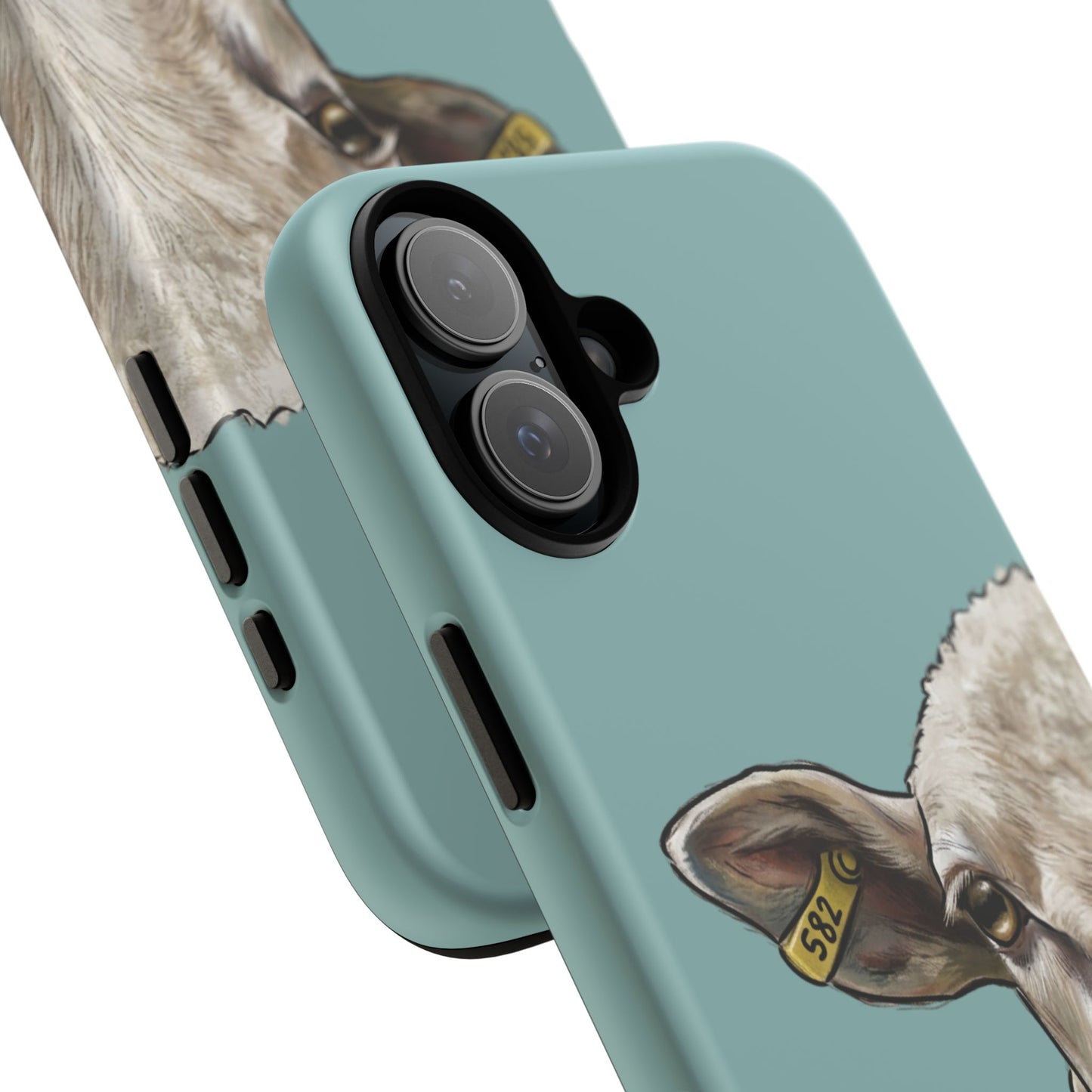 Teal Sheep Phone Case